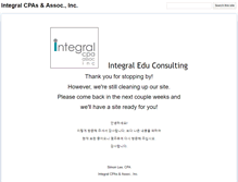 Tablet Screenshot of integralprofession.com